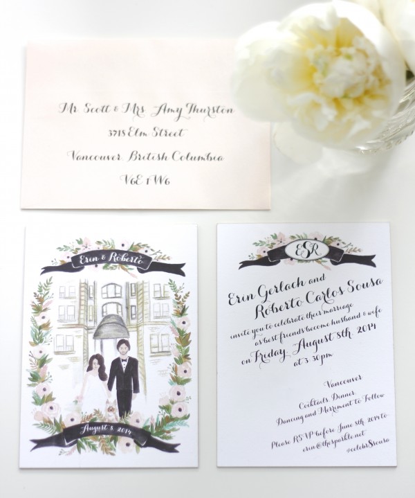 the sparkle wedding invites